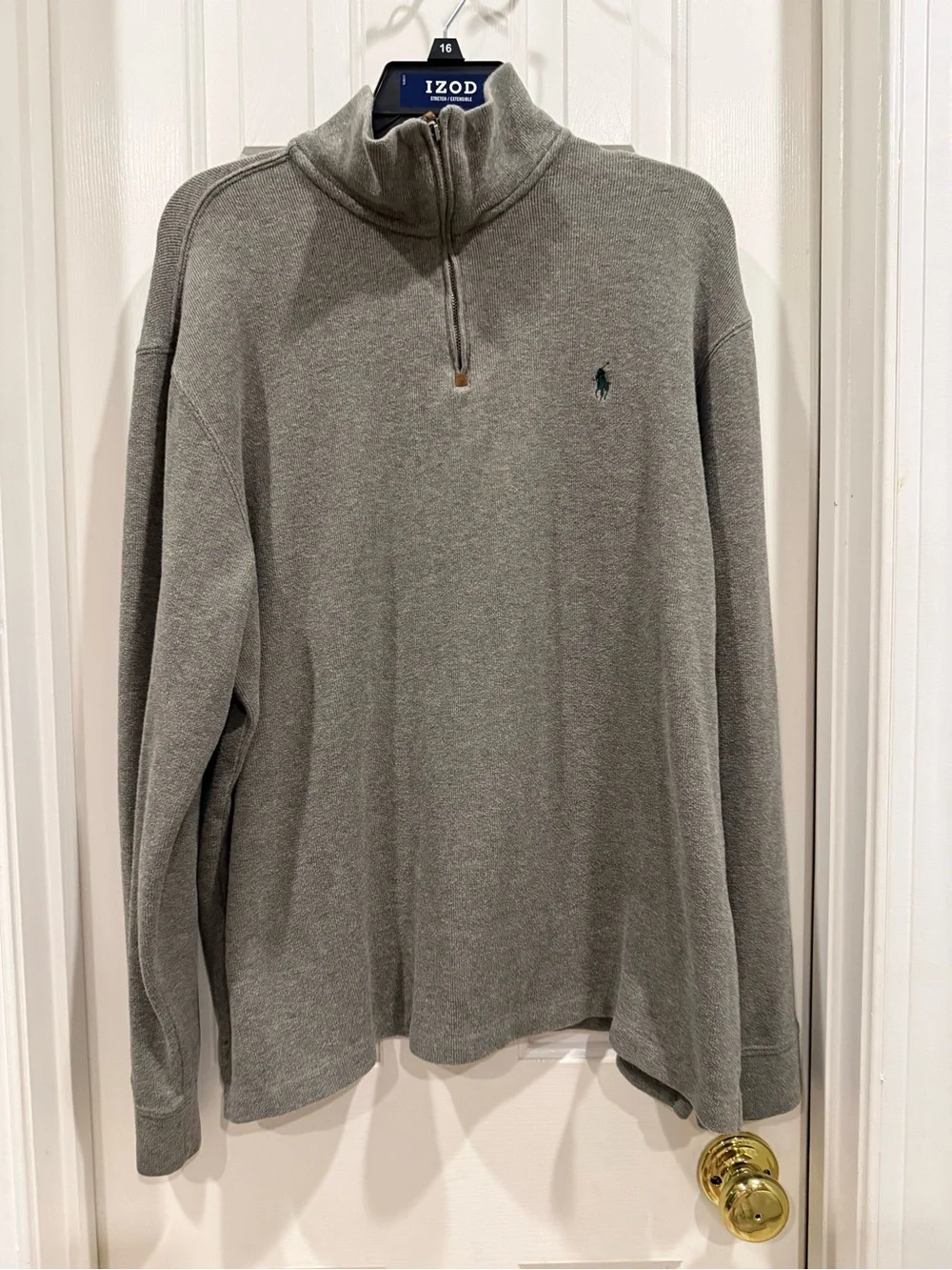 Ralph Lauren Men’s Gray Half-Zip Sweater